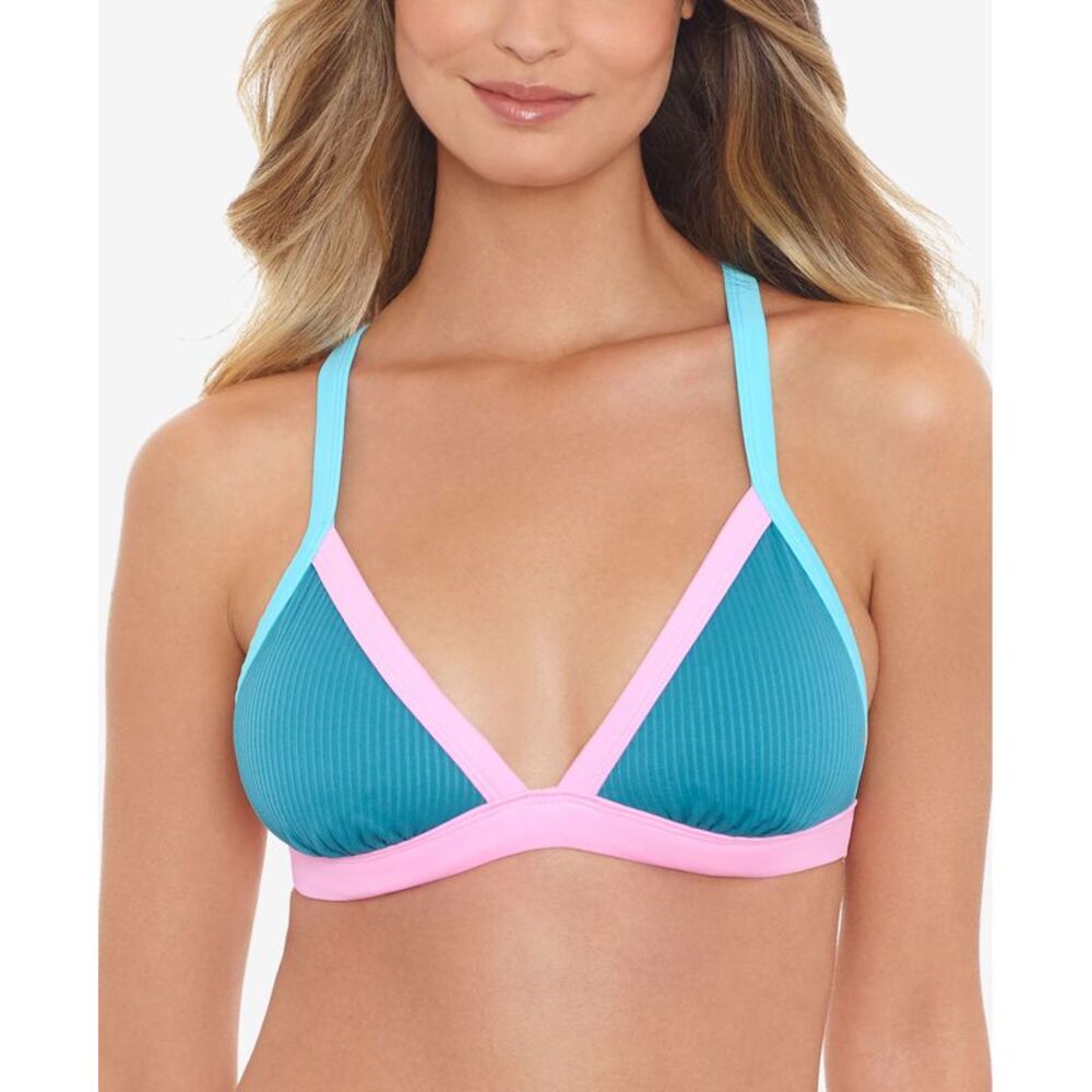 Juniors' Not What It Seams Triangle Bikini Top